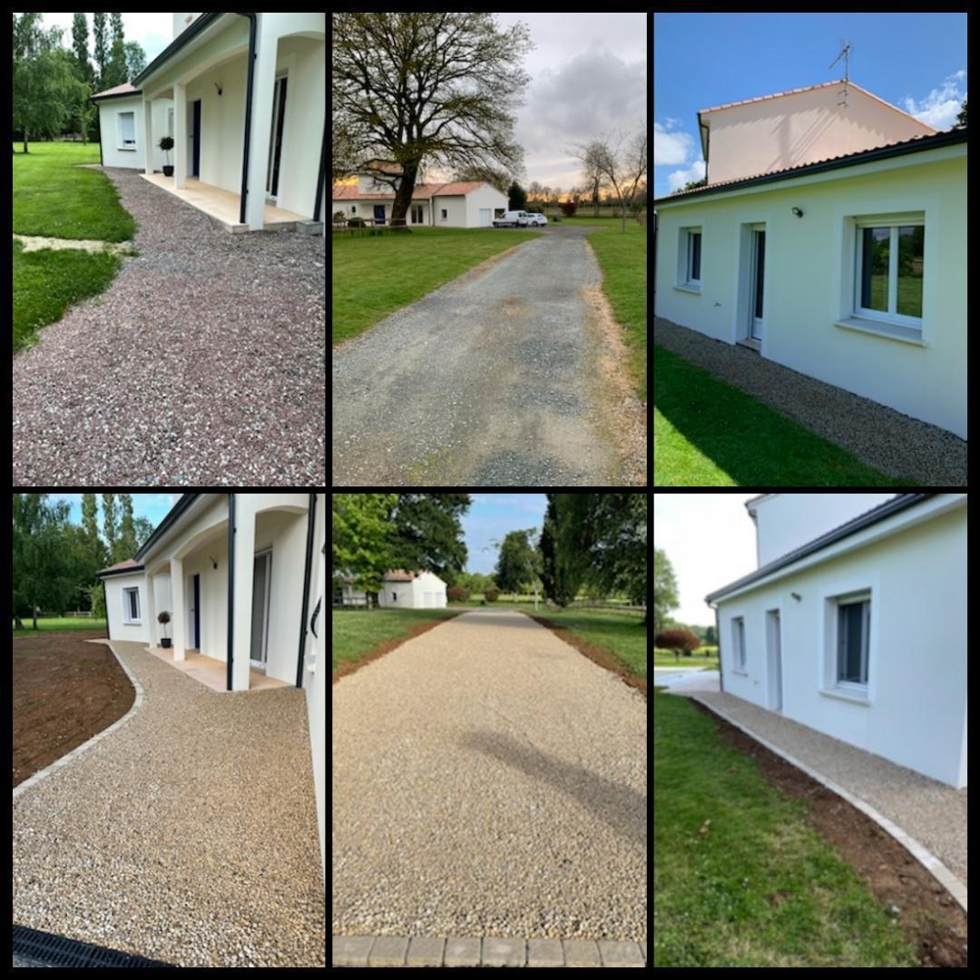 Aménagement d'une cour